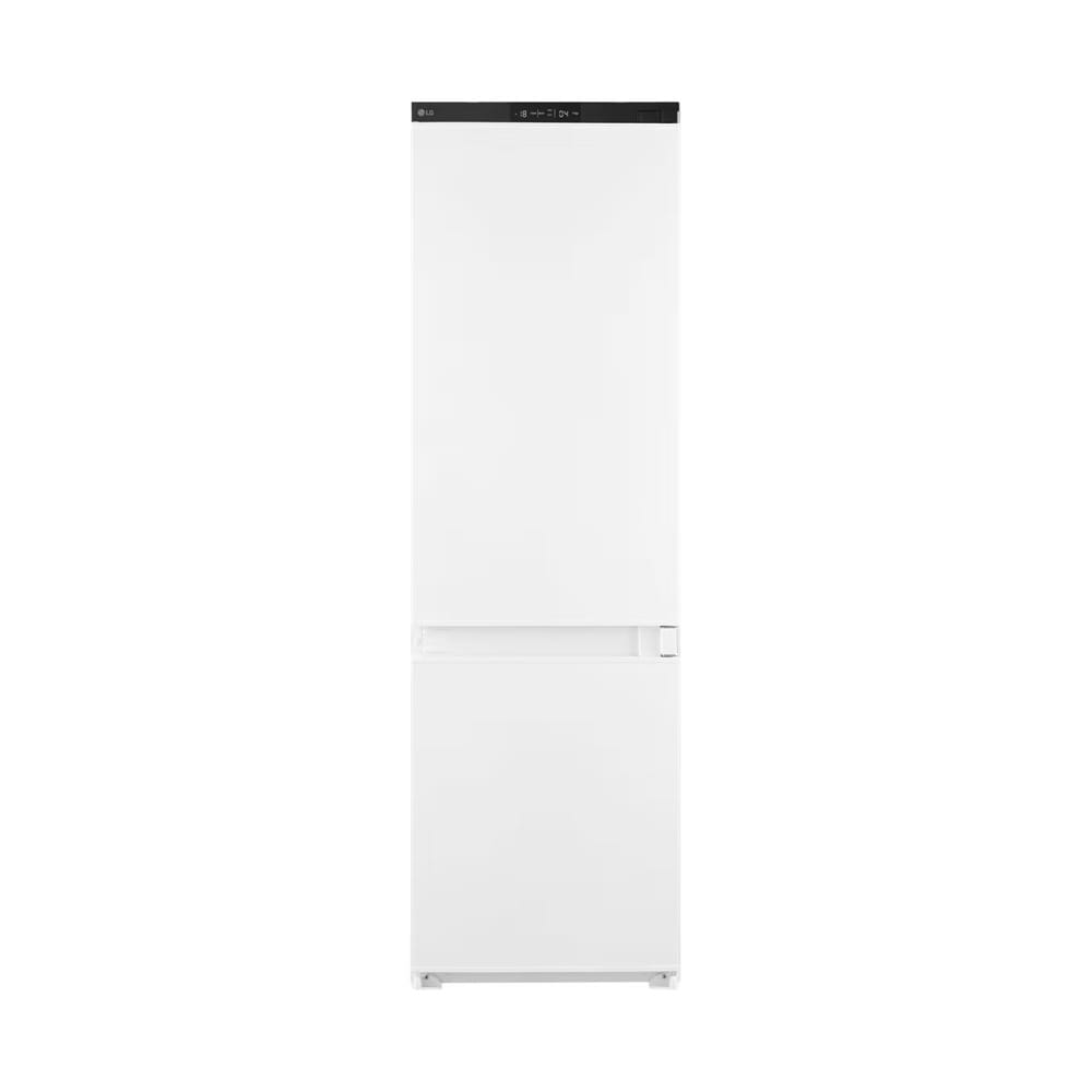 LG 233L Built-In Bottom Freezer Refrigerator, No Frost Cooling, Multi Air Flow, DoorCooling+, Smart Inverter Compressor | White - GNM12VWHN.AVWRGCC