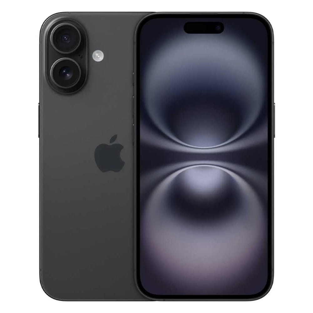 Apple iPhone 16 5G Smartphone, 128GB Storage, 6.1" Super Retina XDR Display, A18 Chip, 48MP Fusion Camera| Black - MYDQ3AE/A