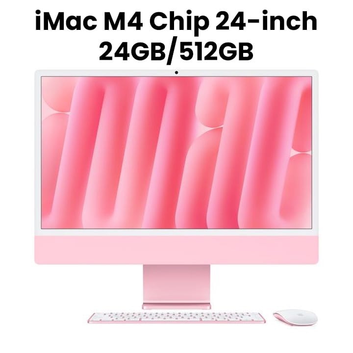 Apple M4 iMac 24GB RAM, 512GB SSD With 4.5K Retina Display