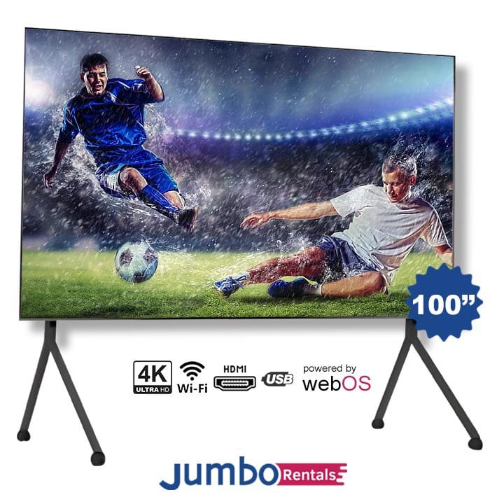[RENTAL] Oscar 100" 4K UHD Frameless Smart TV WebOS with Magic Remote | OS42S100FLUHDWB