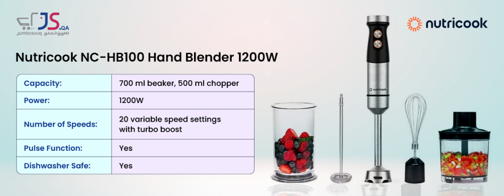 Nutricook NC HB100 Hand Blender