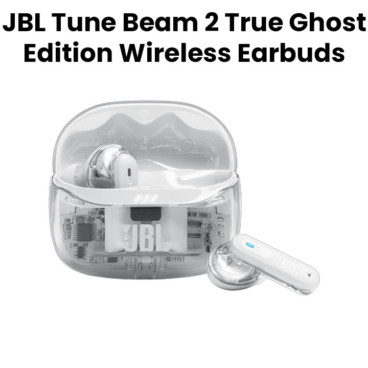 Buy JBL Tune Beam 2 True Wireless Noise Cancelling Earbuds Ghost
