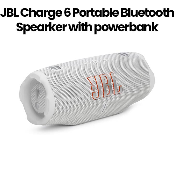 JBL charge6 新品 WH ホワイト JBL Charge 6 (White) Waterproof