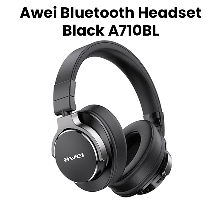 Buy Awei Bluetooth Headset Black A710BL Online in Qatar at