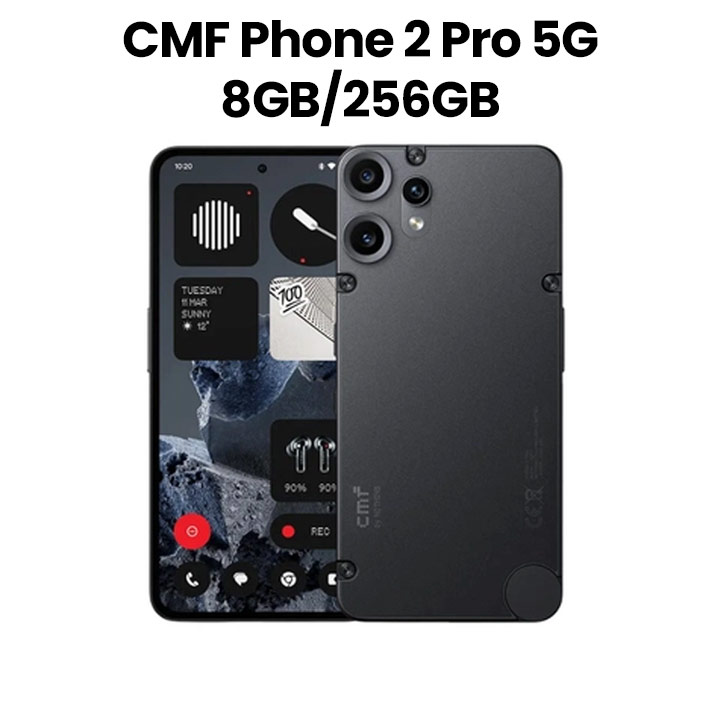 Buy Nothing CMF Phone 2 Pro 8GB+256GB - Black | A001-A10400211
