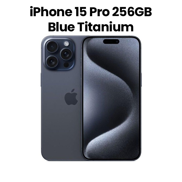 Buy Apple iPhone 15 Pro 256GB Blue Titanium (MTV63AA/A)|Jumbosouq