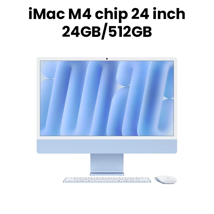 APPLE iMac IMAC MD2T4J/A ブルー Apple iMac 24インチ M4チップ 10コア 512GB 24GBメモリ MD2T4J/A