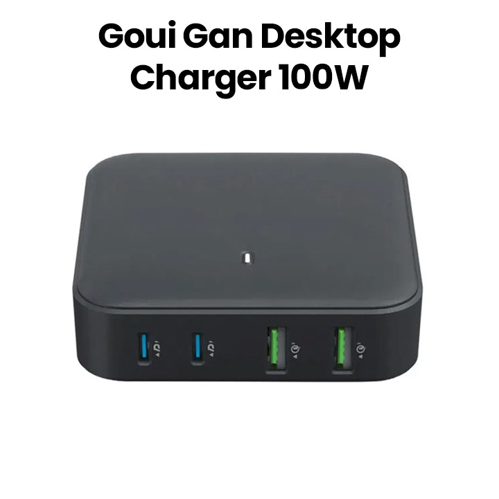 Buy Goui GAN 100W Desktop Charger - UK Plug - Black |G-GAN100W-K Online ...