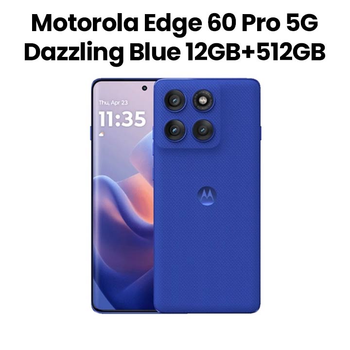 Buy Motorola Edge 60 Pro 5G 12GB+512GB Smartphone | Dazzling Blue