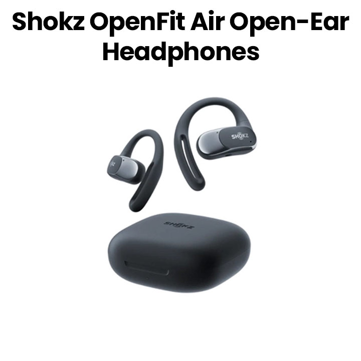 Buy Shokz OpenFit Air True Wireless Open-Ear Headphones – Black