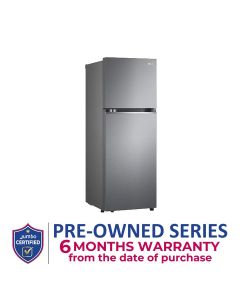 LG 400 Ltrs New Smart Inverter Top Freezer, Door Cooling+, Multi Air Flow, Smart Diagnosis, Dark Graphite Steel - Made in Indonesia | GN-B422PQGB