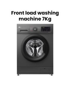 LG 7Kg Front Loading Washing Machine Made In India - Middle Black | F2J3HYL6J