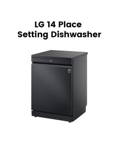 LG Freestanding Dishwasher 14 Place Settings, Matte Black | DFC287HMS
