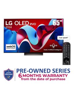 LG 65-inch OLED evo C4 4K Smart TV AI Magic remote Dolby Vision webOS24 2024 | OLED65C46LA