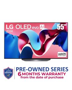 LG 55-Inch OLED 4K Smart TV – Black |OLED55CS4VA