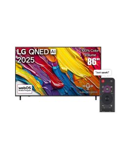 LG 86" QNED 4K Smart TV – AI Picture Pro | Black | 86QNED82A6AG
