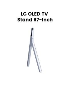 LG OLED TV Stand for 97-Inch OLED97G5 – Silver | SQ-G2DT97