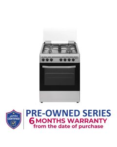 Oscar 6*60 Cooking Range with 4 Gas Burners, Oven & Grill – Stainless Steel | OCR6064GEOSS1