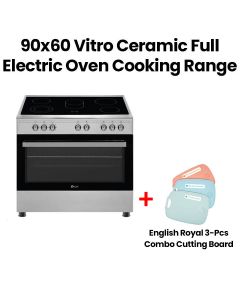 Oscar 90x60 Vitro Ceramic Full Electric Oven Cooking Range | 9060PCE3
