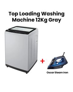 Oscar Top Loading Washing Machine, 12Kg, Gray | OTL125G