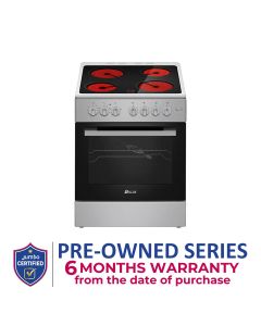 Oscar 60x60 Vitro Ceramic Cooking Range - Silver | OCR6060VC