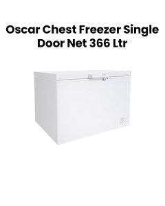 Oscar Chest Freezer Single Door 366L | White | OCF370LW