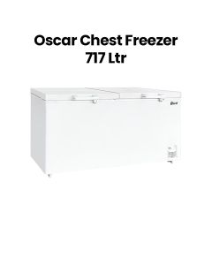 Oscar Chest Freezer Double Door 717L | White | OCF720LW