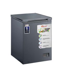 Oscar 99L Chest Freezer Single Door - Dark Gray |OCF110DG