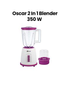 Oscar 2-in-1 Blender with Jar & Miller | 350 Watts | Purple | OBL-250A