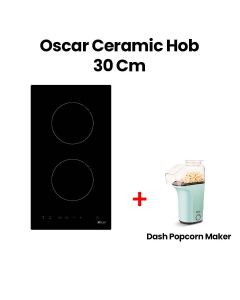 Oscar 30 cm Ceramic Hob with Energy Efficiency - Black |OBD30VCGTM
