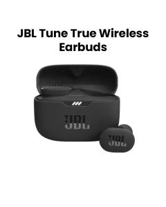 JBL Tune True Wireless Noise Cancelling Earbuds - Black| 130NC TWS