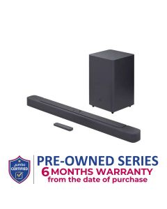 JBL 2.1 Channel 300W Soundbar with Wireless Subwoofer – Black | BAR21DBMK2