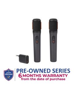 JBL PartyBox Digital Wireless Microphones Dual Pack - Black | PARTYBOXWIRELESSMIC