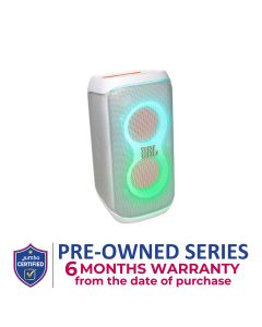 JBL PartyBox Club 120 Portable Party Speaker with Powerful Sound & Futuristic Lightshow - White | PARTYBOXCLUB120
