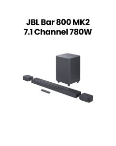 JBL 7.1 Channel 780W Soundbar System with Detachable Speakers & Dolby Atmos – Black | JBLBAR800MK2