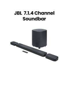 JBL 7.1.4 Channel Soundbar System with Detachable Surround Speakers, Dolby Atmos & DTS:X – Black | JBLBAR1000MK2
