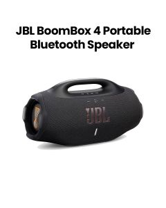 JBL Boombox 4 Portable Waterproof Bluetooth Speaker - Black