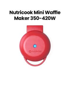 Nutricook Mini Waffle Maker | Red | NC-WM100R