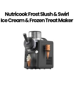 Nutricook Frost Slush & Swirl Soft-Serve Ice Cream and Frozen Treat Maker | Black | NC-FRS330K
