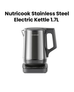 Nutricook Stainless Steel Electric Kettle 1.7L with Digital Display – Silver | NC-USK600