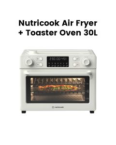 Nutricook Air Fryer + Toaster Oven 30L – Beige | AFTO330B