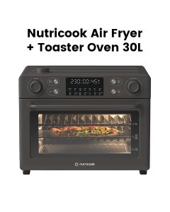 Nutricook Air Fryer + Toaster Oven 30L – Black | AFTO330K