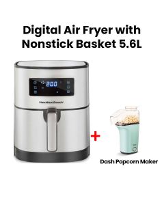 Hamilton Beach Digital Air Fryer with Nonstick Basket 5.6L | 35075-ME