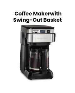 Hamilton Beach Front-Fill® 12 Cup Programmable Coffee Maker with Swing-Out Basket | 46310-ME