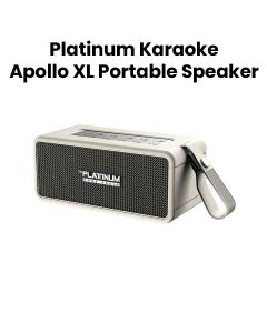 Platinum Karaoke Apollo XL Portable Bluetooth Speaker – White | PTHM520