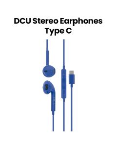 DCU Tecnologic Stereo Earphones USB Type-C – Blue |34151012