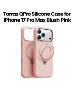 Torras QPro Silicone Mobile Case for iPhone 17 Pro Max - Blush Pink | X00FX2597