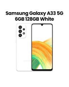 Samsung Galaxy A33 5G 6GB+128GB Smartphone | Awesome White | SM-A336EZWGMEA