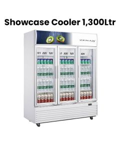 Zenan Showcase Chiller 1300L - White |ZSC-LG1300BF