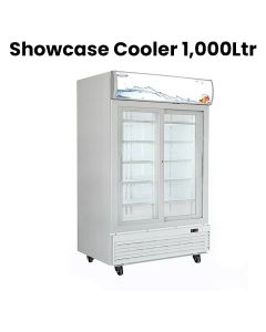 Zenan Showcase Chiller 1000L 2 Door - White |ZSC-LG1000BFS